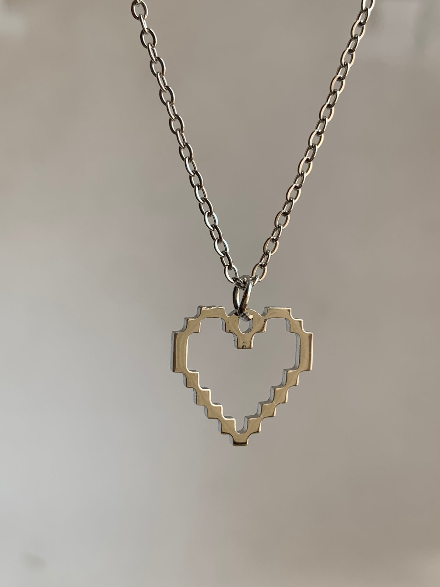 Collar Silver Corazón