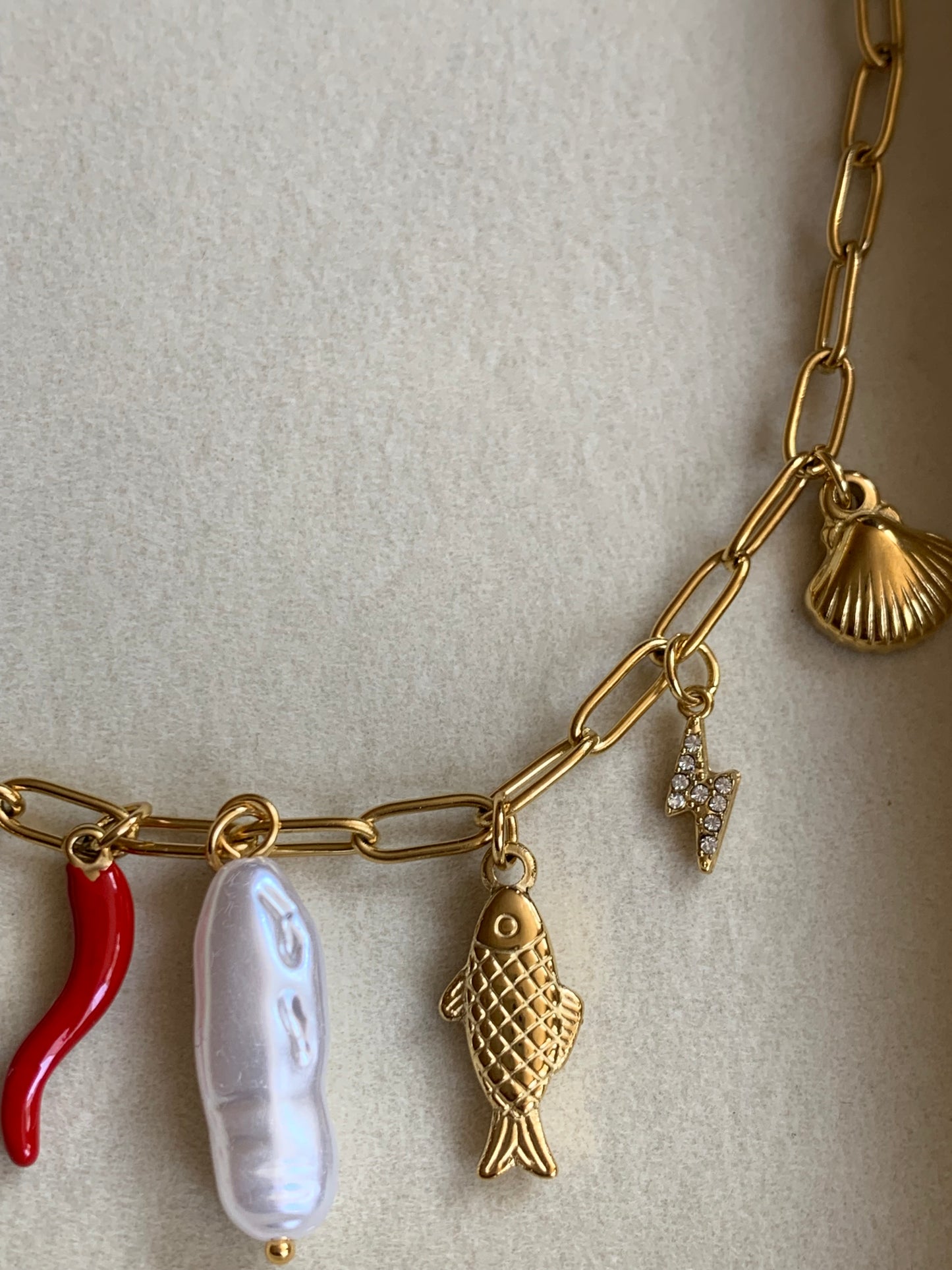 Collar Charms Plage